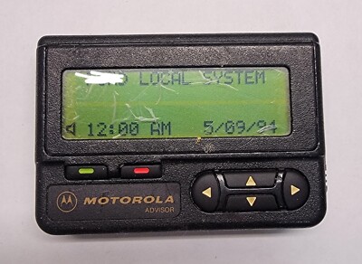 Vintage Motorola Advisor Pager Beeper ( FREE SHIPPING IN USA)