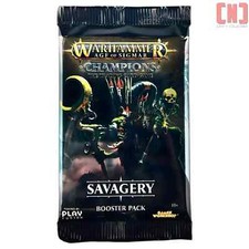 Warhammer Champions TCG: Savagery Booster Packc - Pack of 5