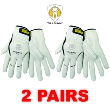 Tillman 1488 TrueFit Top Grain Goatskin Welding-TIG Gloves (S-XL) - 2 PAIRS