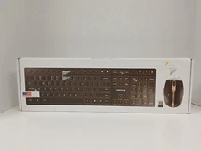 Cherry DW 9100 Slim Rechargeable Wireless Desktop Keyboard and Mouse Combo