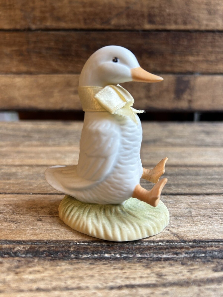 vintage Geo. Z Lefton China 1985 Duck Figurine 04907 Taiwan hand