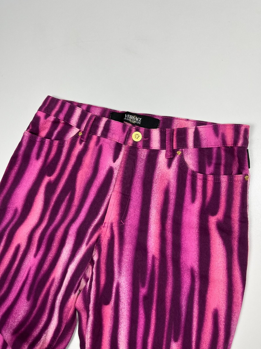 ボトムスその他 VERSACE Women Pants 10098441A068381LD60 Purple VERSACE Satin-twill cargo pants | THE OUTNET