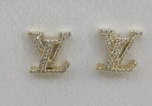 Pendiente cruzado de moissanita de corte redondo de 1,50 quilates enchapado en oro amarillo de 14 k Foto 4 de 4