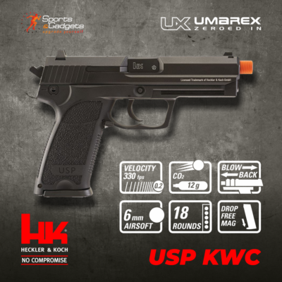 NS2 Compact USP Metal Full Koch & Heckler 6mmガスガン COMPACT USP Koch & Heckler Airsoft Gun Blowback Gas トイガン
