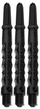 One Set Harrows Carbon ST Medium Dart Shafts - Ships w/ Tracking - Black