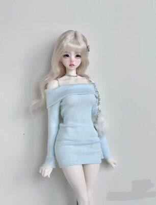 for 1/4 BJD Doll BJD Clothes Sexy One Shoulder Slim Fit Dress Short Skirt Outfit