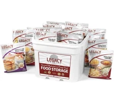 Emergency Food Supply ￼Legacy Premium 120 Large Servings Meal Assortment: 31 Lbs