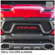 Front Emblem Overlay Decal for Dodge RAM 1500 Rebel 2019-2023 (Choose Color)