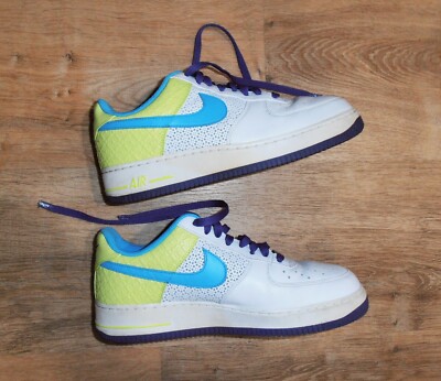 Nike Air Force 1 Premium '08 'Vivid Blue' 315186-142  Men's 9.5  Women's 11