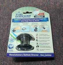 TubShroom Ultra Drain Protector Hair Catcher Strainer Stainless Steel