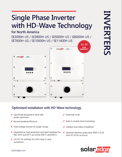 SolarEdge SE7600H-US000BNU4 HD-Wave String Inverter – NEW, Unopened Box - Picture 4 of 5