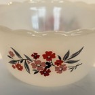 Vintage Fire King White Primrose Milk Glass Custard Dish set of 2 — photo 6