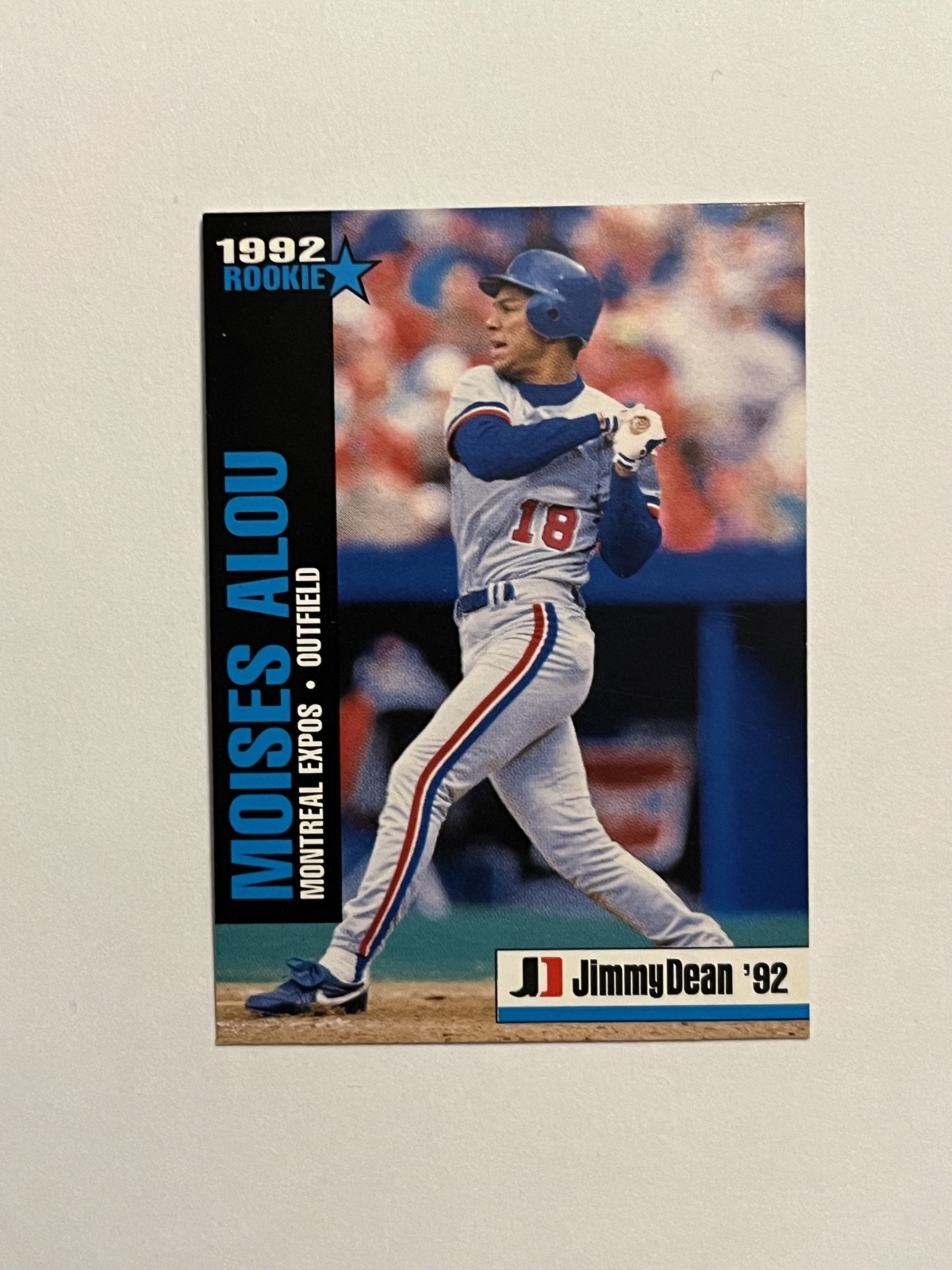 1992 Jimmy Dean Rookie Stars - Moises Alou #9