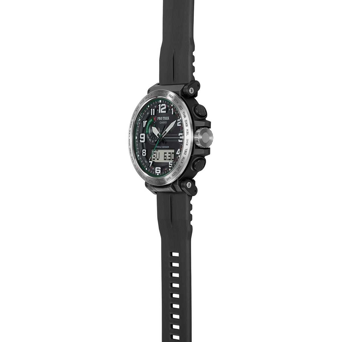 Casio Men's ProTrek PRG-601-1 Triple-Sensor Solar-Powered Watch