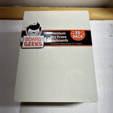 Dry Erase Lapboards, 25 Pk Double Sided Dry Erase Lap Boards 9 x 12 Inch