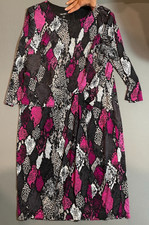 Women's Nine West Mock wrap dress-multicolored size 16