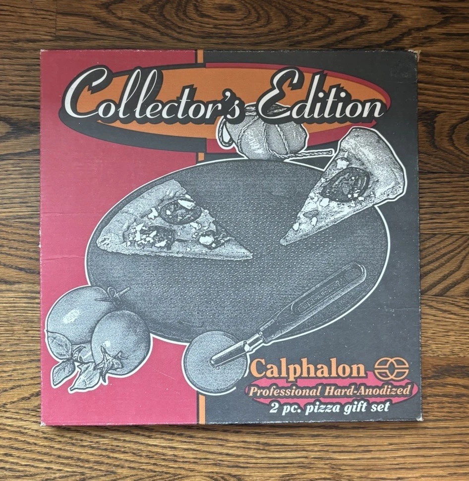 Calphalon 13" Perforated Pizza Set Professional Hard Anodized NEW!
Opens in a new window or tab