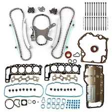 02 For Dodge Ram 1500 4.7L V8 Head Gasket Set Timing Cover Gasket Head Bolts set