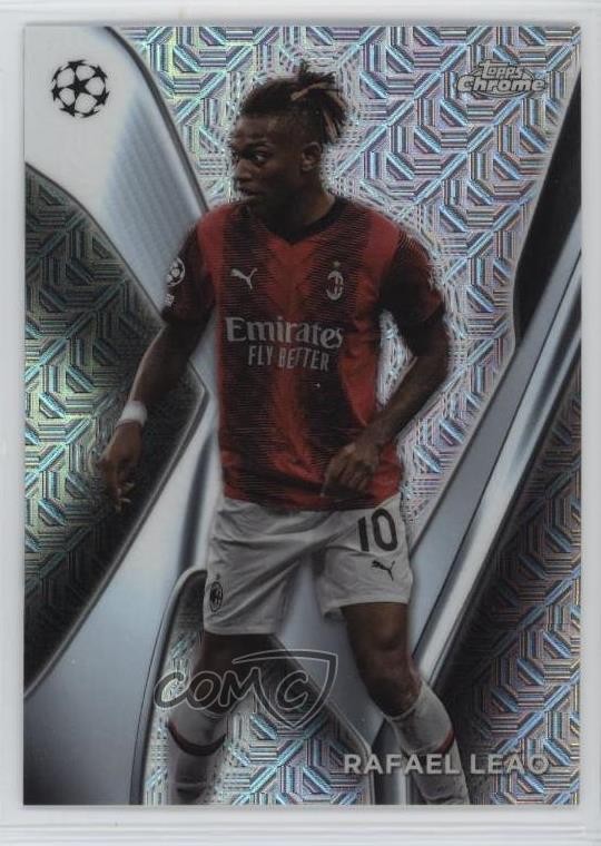 2023-24 Topps UEFA Club Competitions Mojo Chrome Rafael Leao Leão #MJ-1 n0c