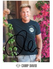 DIETER BOHLEN Autogramm Karte handsign. 2026 Modern Talking DSDS Thomas Anders