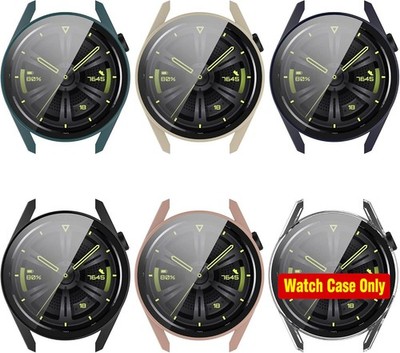Screen Protector Case for Huawei Watch GT 3 42mm & 46mm HD Tempered Glass Cover