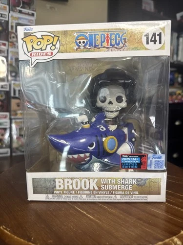 Brook with Shark Submerge Funko Pop Exclusive One Piece Vinyl Figure 141# NIB