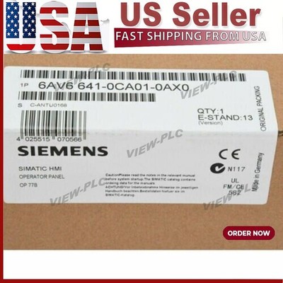 NEW SIEMENS 6AV6641-0CA01-0AX0 6AV6 641-0CA01-0AX0 SIMATIC HMI