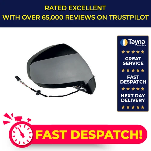 Door / Wing Mirror fits PEUGEOT 5008 2.0D Right 09 to 16 O/S Driver Side Apec
