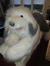 Costco 55"+ CFW Life Size Sheep Dog Plush RARE! Great! JUMBO