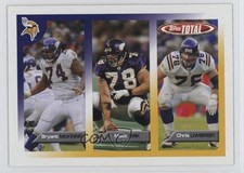 2005 Topps Total Bryant McKinnie Matt Birk Chris Liwienski #407 5w0
