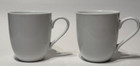 Everyday White Porcelain Cups by Fitz and Floyd-Set of 2