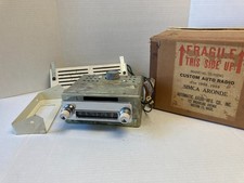 VINTAGE RARE 1958 1959 Simca Aronde Car AM Radio S-91A +Speaker -Bezel Chrysler?