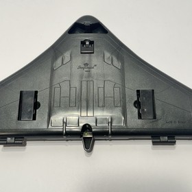 1989 Micro Machines Black Grey Stealth Bomber Carring Case w/ 19 Aircraft Toys
