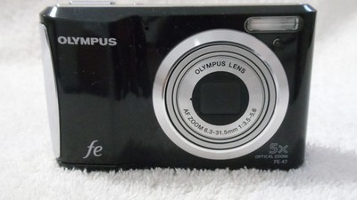 Olympus FE-47 14.0 MP Digital Camera no SD Card, Black - Tested