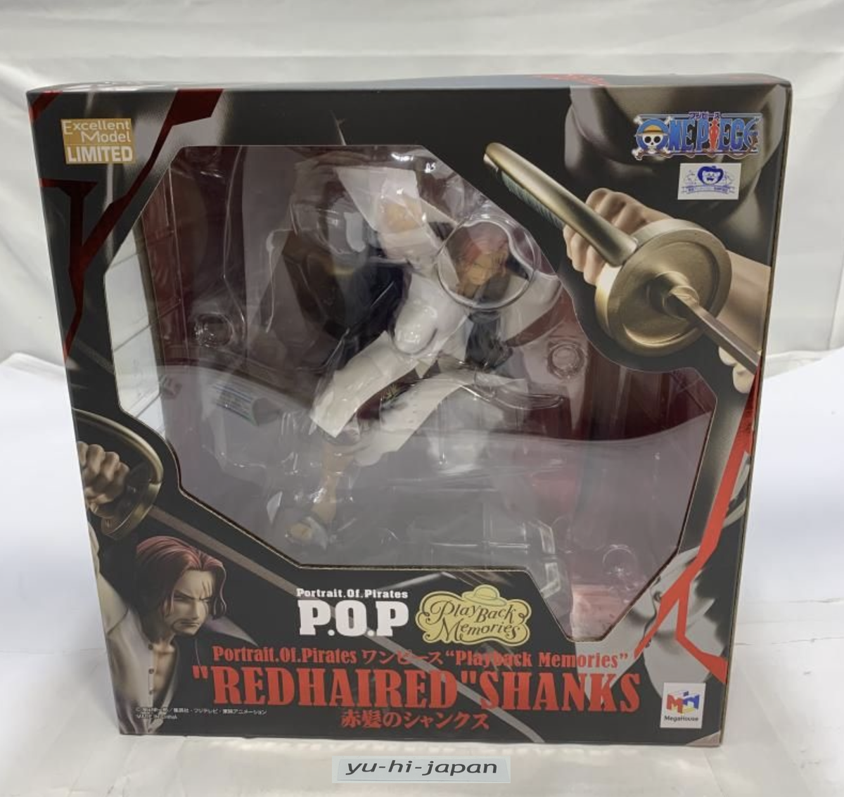 ONE PIECE P.O.P “Playback Memories” Red-Haired Shanks Portrait.Of