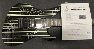 Avenged Sevenfold 4x Band-Signed Schecter Diamond Series Custom
