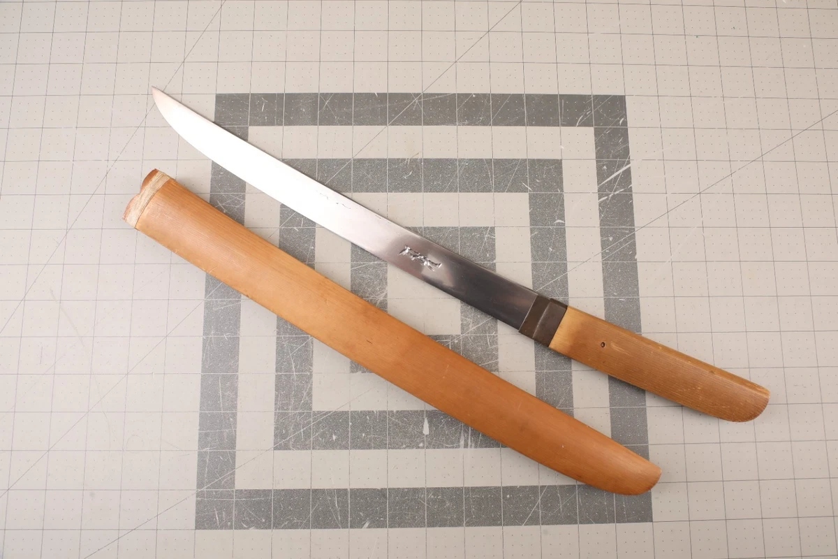 日本刀 短刀 正延 昭和18年 登録証付 骨董品 オンライン ショップ 安いホビー・楽器・アート - 日本刀 短刀 正延