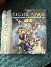 Sigma Star DX Game Boy Advance New Sealed Limited Run Games LRG Way Forward GBA
