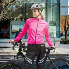NIGHTRIDER WOMEN'S REFLECTIVE & WATERPROOF CYCLING JACKET Size 12 uk Medium US