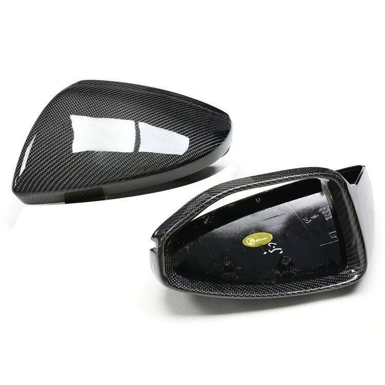 Replacement Carbon Fiber Car Side Mirror Cover Caps For Audi C8 A6 S6 A7 S7 A8