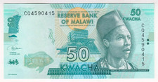 2020 Malawi 50 Kwacha 4590415 UNC Paper Money Banknotes Currency