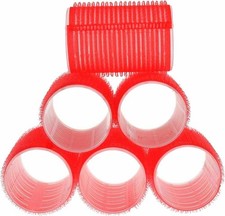 HOME-X Pink Self-Standing Hair Curlers 6 Pack   Professional Rollers Bulk Lot