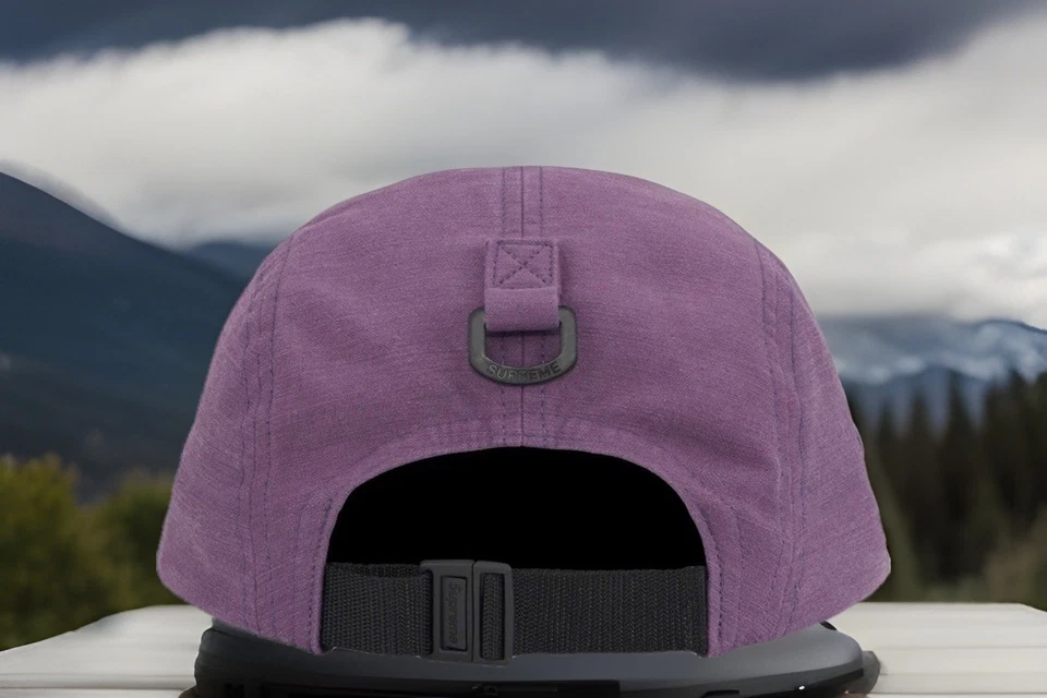 SUPREME ARABIC LOGO CAMP CAP PURPLE FW23 WEEK 7 (100% AUTHENTIC) BRAND NEW - Image 4 of 4
