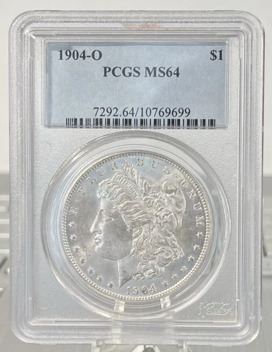 1904- O Morgan Dollar  PCGS MS 64 .
