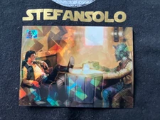 2025 star wars topps galaxy #86 /150 atomic refractor