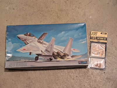 1/48 Fujimi F-15 JASDF + Aces Pilotensitz aus Resin J.A.S.D.F