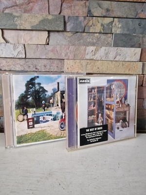 Oasis x 2 CD Albums - Stop the Clocks & Be Here Now