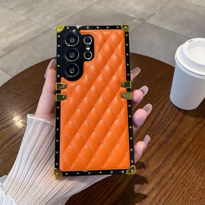 Hülle für verschiedene Handys Stoßfest Leder Cover Klassisch Luxus Mode Mädchen