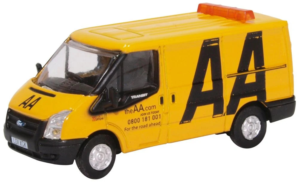1:76 Scale Oxford Diecast Ford Transit MK5 AA Van OO Gauge Model 76FT033 - Image 7