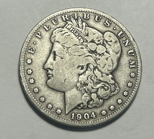 1904 S  MORGAN DOLLAR FINE